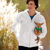 ® DryBlend® Adult Full-Zip Hooded Sweatshirt