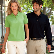 Ultra Cotton™ Adult Long-Sleeve Piqué Polo