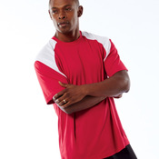 UltraClub® Adult Cool & Dry Sport Color Block Tee