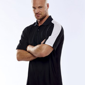 UltraClub® Adult Cool & Dry Elite Performance Polo with Shoulder Stripe