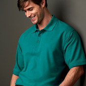 UltraClub Men's Whisper Piqué Polo