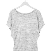 +CANVAS Ladies' Flowy Draped-Sleeve Dolman Tee