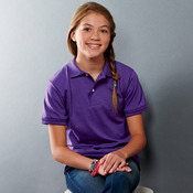Youth SpotShield™ Jersey Polo
