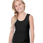 + Canvas Girls' Baby Rib Tank