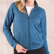 LA T Ladies' French Terry Raglan Cadet Jacket