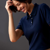 UltraClub&reg; Ladies’ Classic Platinum Polo