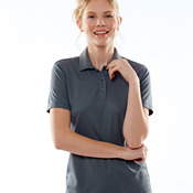 UltraClub&reg; Ladies' Cool & Dry Mesh Piqué Polo