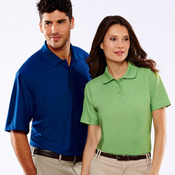 UltraClub® Ladies' Cool & Dry Elite Tonal Stripe Performance Polo