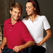 UltraClub® Ladies’ Platinum Honeycomb Piqué Polo