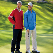 Men's ClimaLite® Color Block V-Neck Windshirt