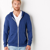 Unisex Triblend Full-Zip Lightweight Hoodie