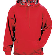 Adult Digital Color Block Hooded Fleece