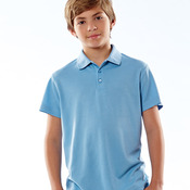UltraClub® Youth Cool & Dry Mesh Piqué Polo