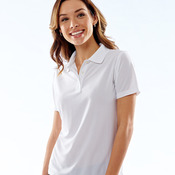 UltraClub® Ladies' Cool & Dry Box Jacquard Performance Polo