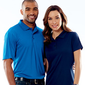 UltraClub® Ladies' Cool & Dry Jacquard Performance Polo