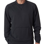 UltraClub® Adult Cool & Dry Sport Crew Neck Fleece