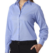 Ladies' Long-Sleeve Feather Stripe