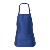 Full-Length Apron with Pouch Pocket